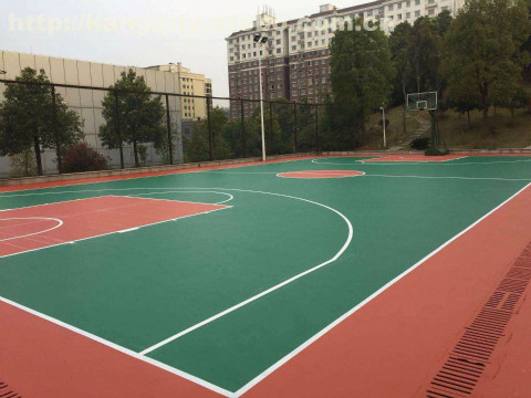 溫嶺硅pu籃球場
